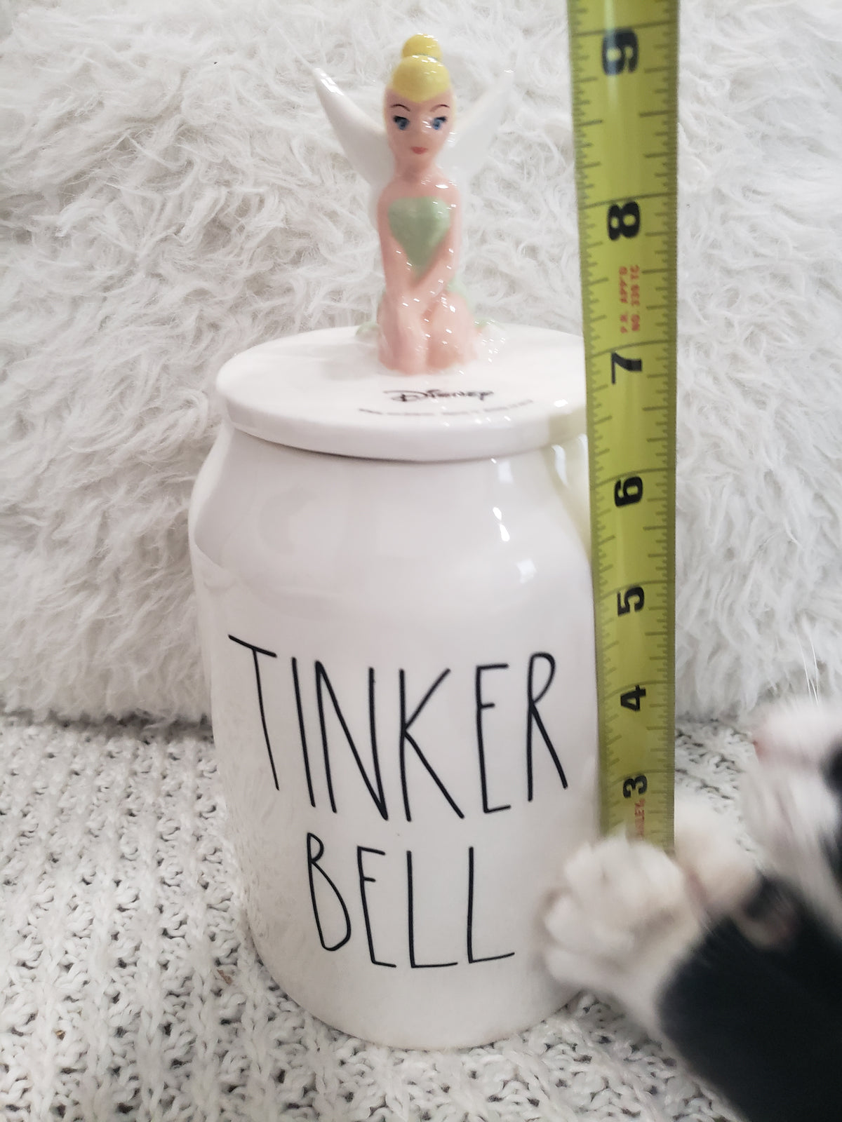 Rae Dunn &quot;Tinker Bell&quot; Disney&#39;s Princess White Canister Collection