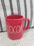 Rae Dunn "Cocoa" Red Mug Holiday Collection