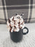 Pip Posh Design Faux Sweet Décor Mini Black Mug & Chocolate Drizzle Donut Whipped Topper