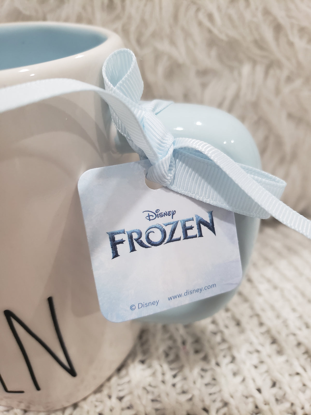 Rae Dunn &quot;Ice Queen&quot; Double Sided Elsa Mug Disney&#39;s Princess Frozen Collection