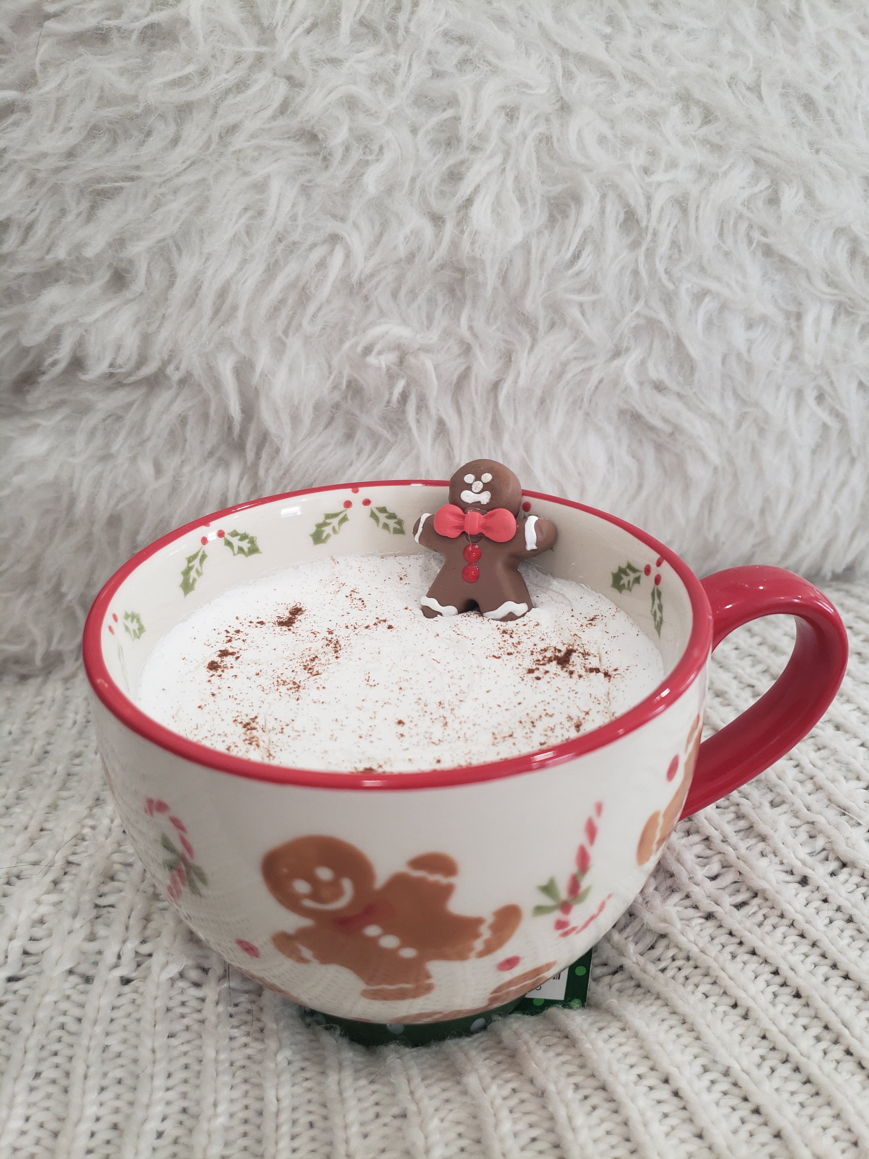 Pip Posh Design Faux Sweet Décor Gingerbread Man Mug & Hot