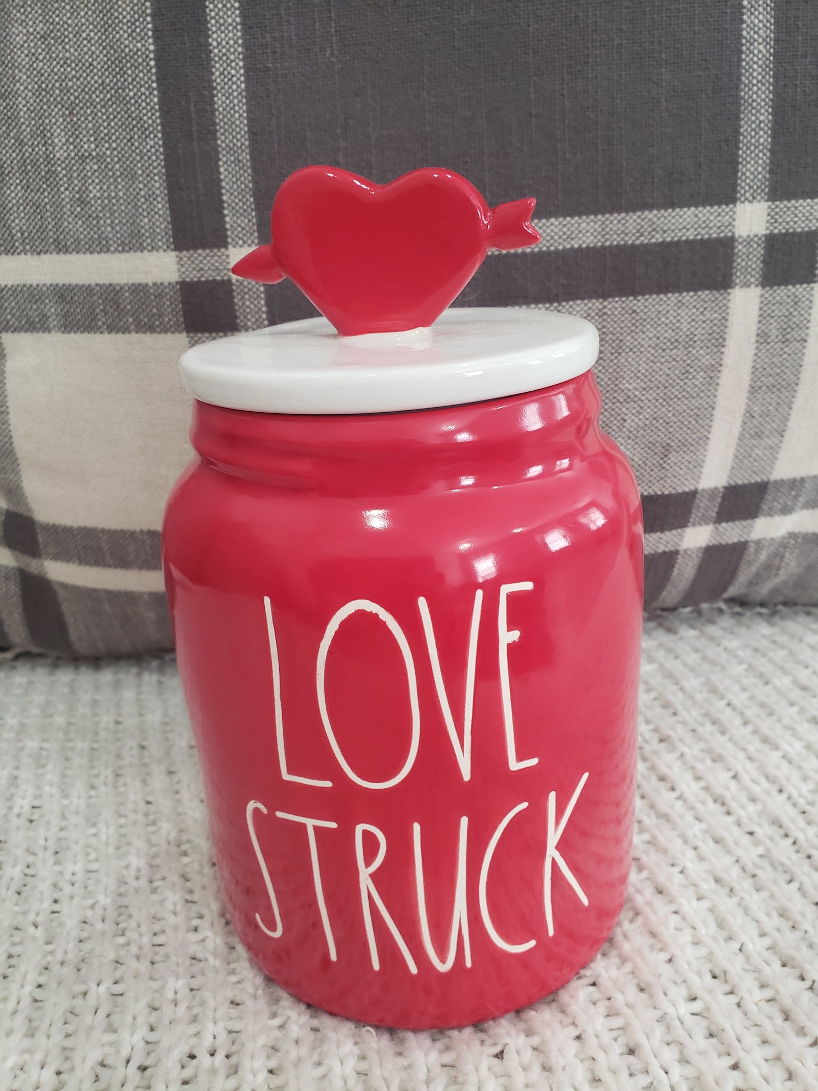 Rae Dunn "Love Struck" Red Canister Collection