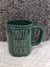 Rae Dunn "Santa, Define Good" Green Mug Holiday Collection