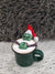 Pip Posh Design Faux Sweet Décor Mini Green Mug & Santa Grinch Snowman In Hot Cocoa Holiday Collection