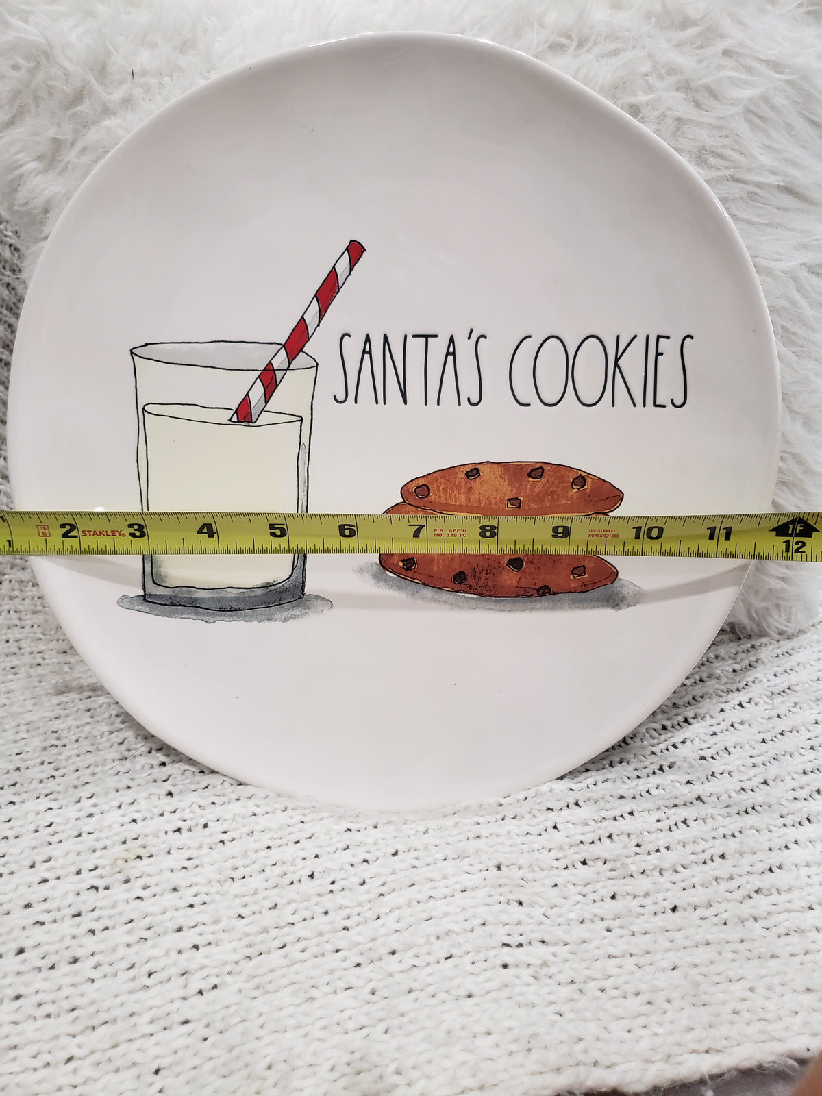 Rae Dunn &quot;Santa&#39;s Cookies&quot; Ceramic Holiday Dish Collection