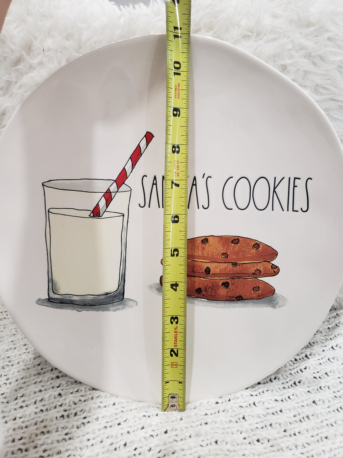 Rae Dunn &quot;Santa&#39;s Cookies&quot; Ceramic Holiday Dish Collection