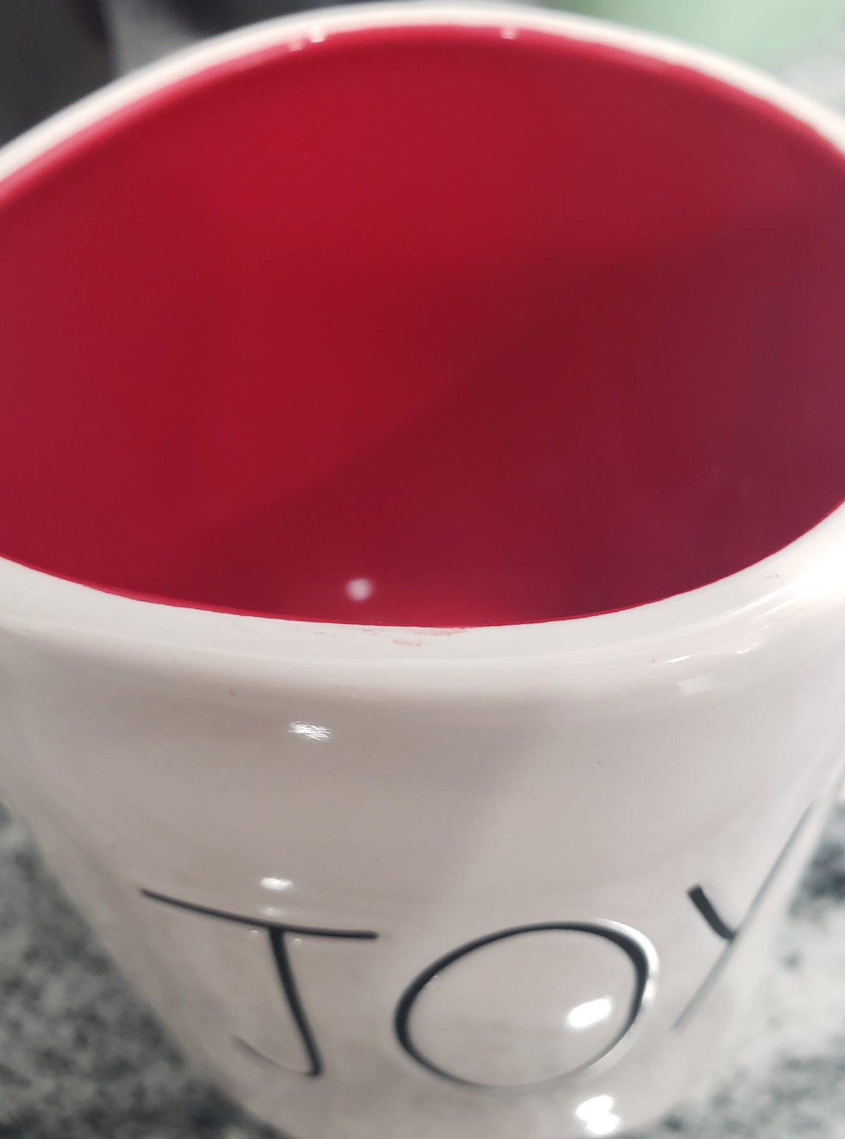Rae Dunn &quot;Joy&quot; Double Sided Holiday Mug Collection