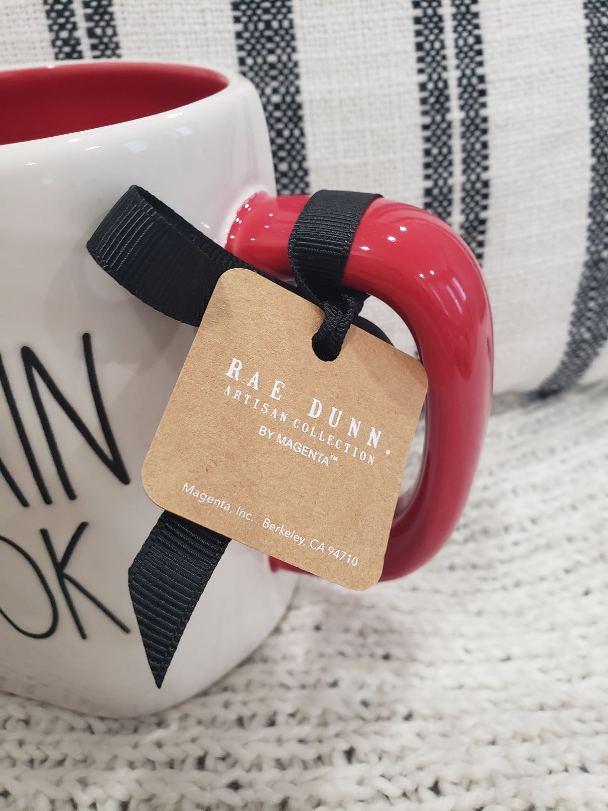 Rae Dunn &quot;Captain Hook&quot; Double Sided Mug Disney&#39;s Peter Pan Collection