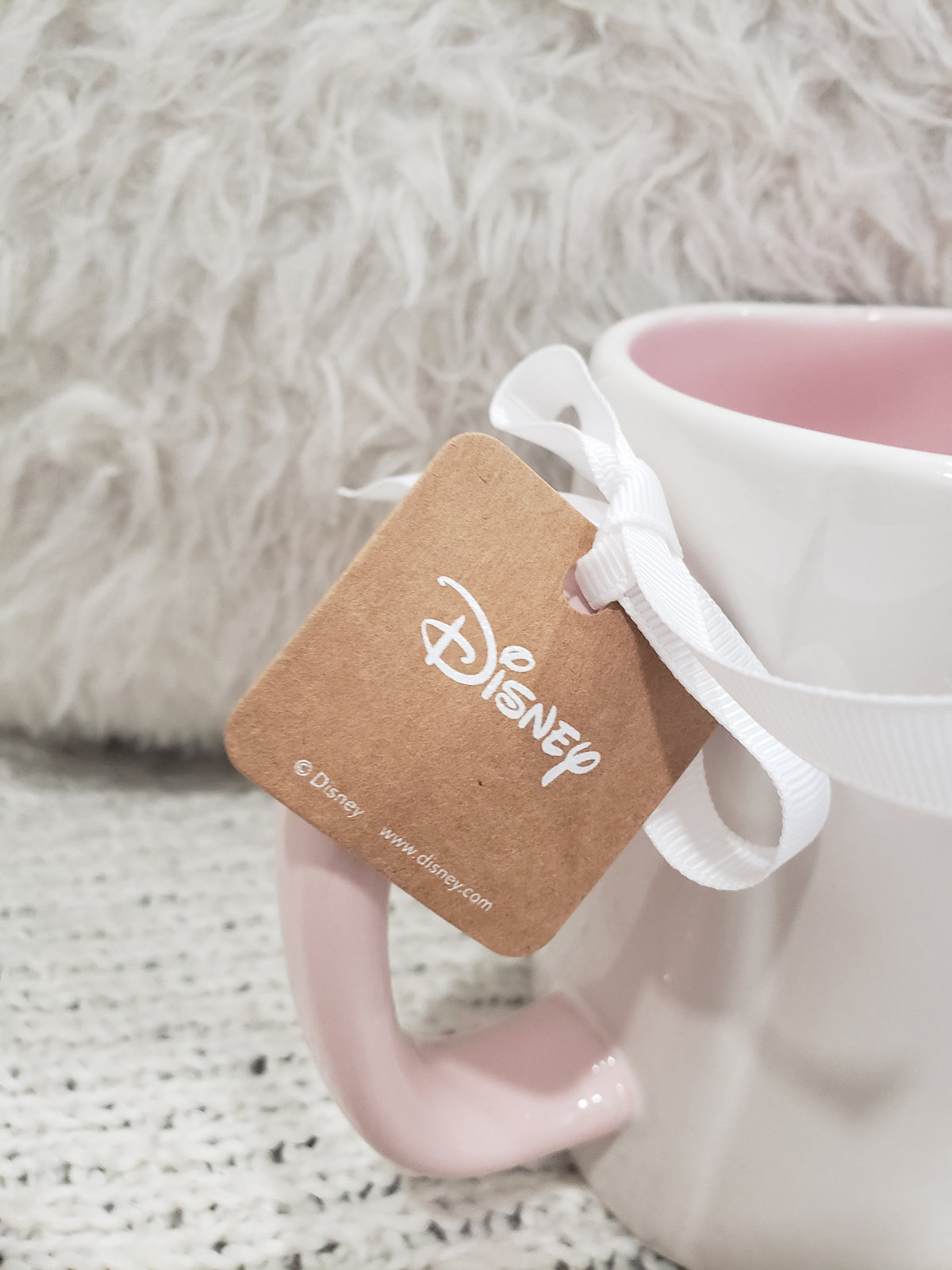 Rae Dunn &quot;Faith, Trust, &amp; Pixie Dust&quot; Tinker Bell Double Sided Mug Disney&#39;s Peter Pan Collection