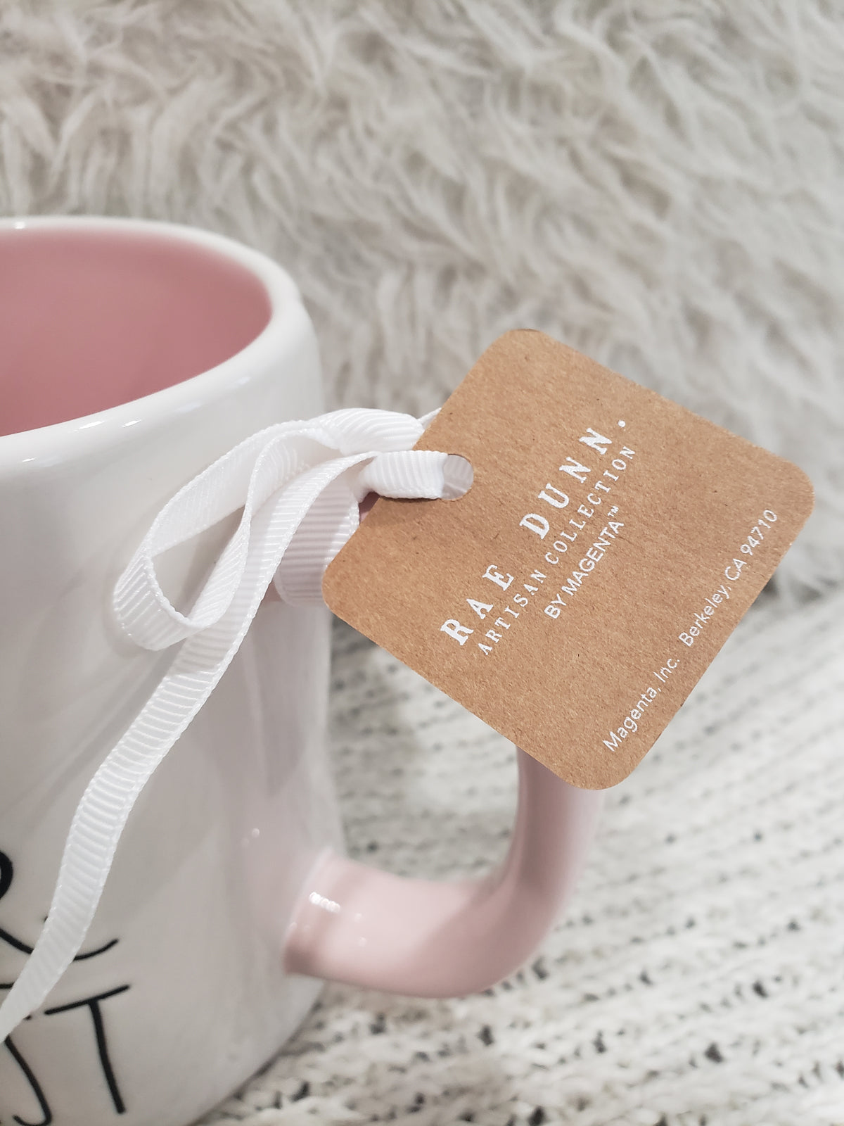 Rae Dunn &quot;Faith, Trust, &amp; Pixie Dust&quot; Tinker Bell Double Sided Mug Disney&#39;s Peter Pan Collection