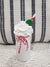 Pip Posh Design Faux Sweet Décor Mini White Jar & White Whipped Green Oreo Topper Holiday Collection