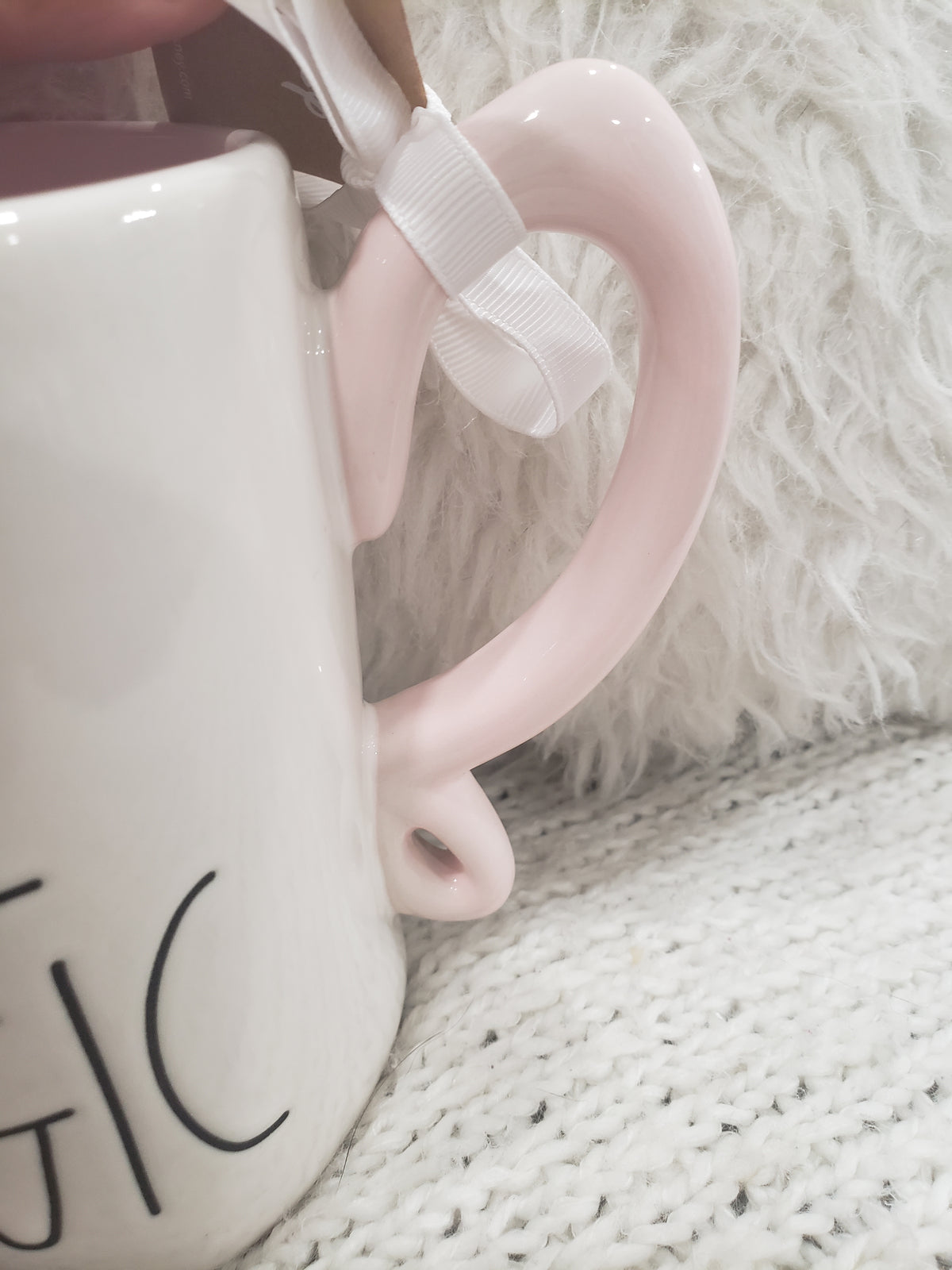 Rae Dunn &quot;Pixie Magic&quot; Double Sided Tinker Bell Mug Disney&#39;s Peter Pan Collection