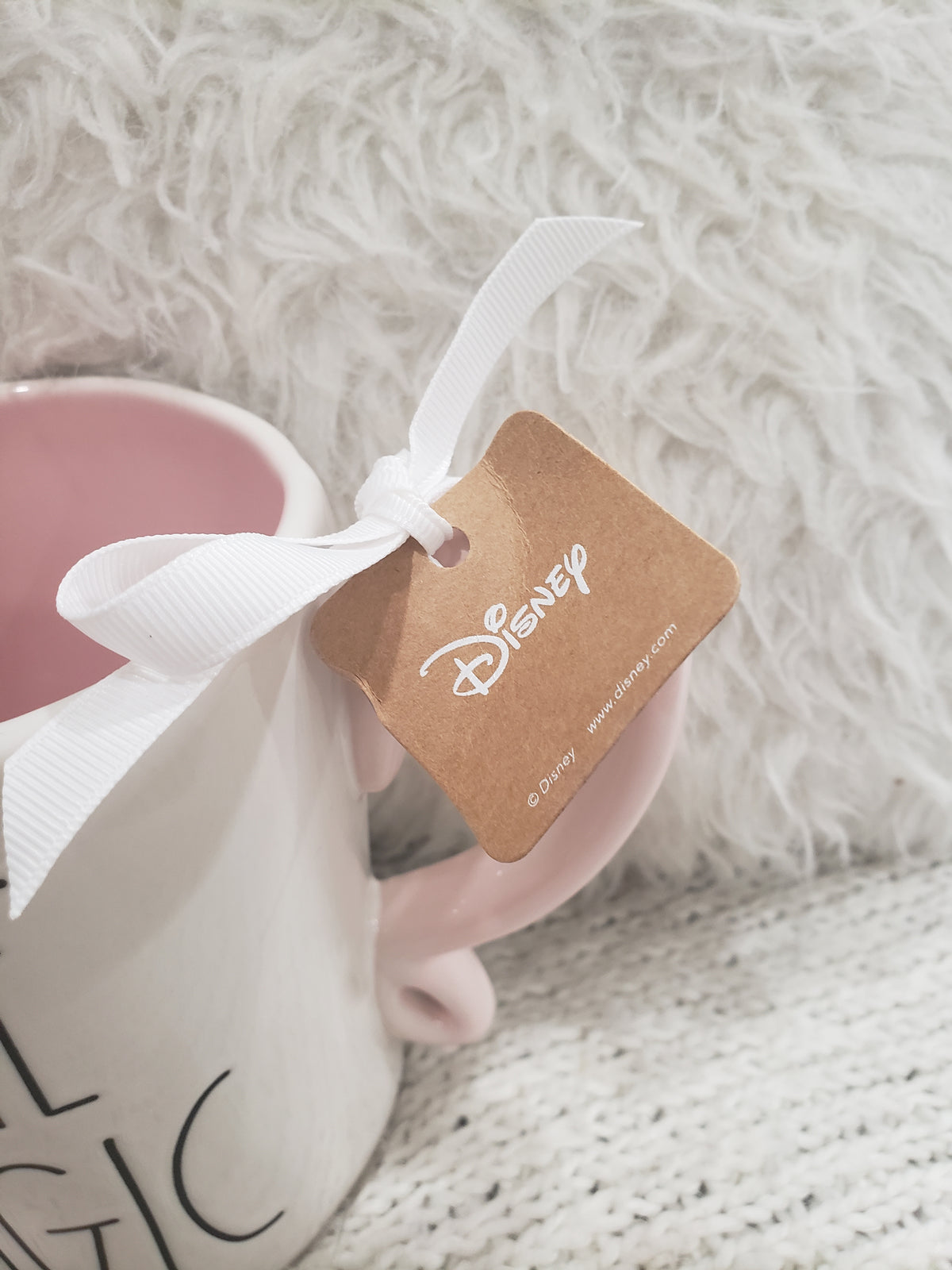 Rae Dunn &quot;Pixie Magic&quot; Double Sided Tinker Bell Mug Disney&#39;s Peter Pan Collection