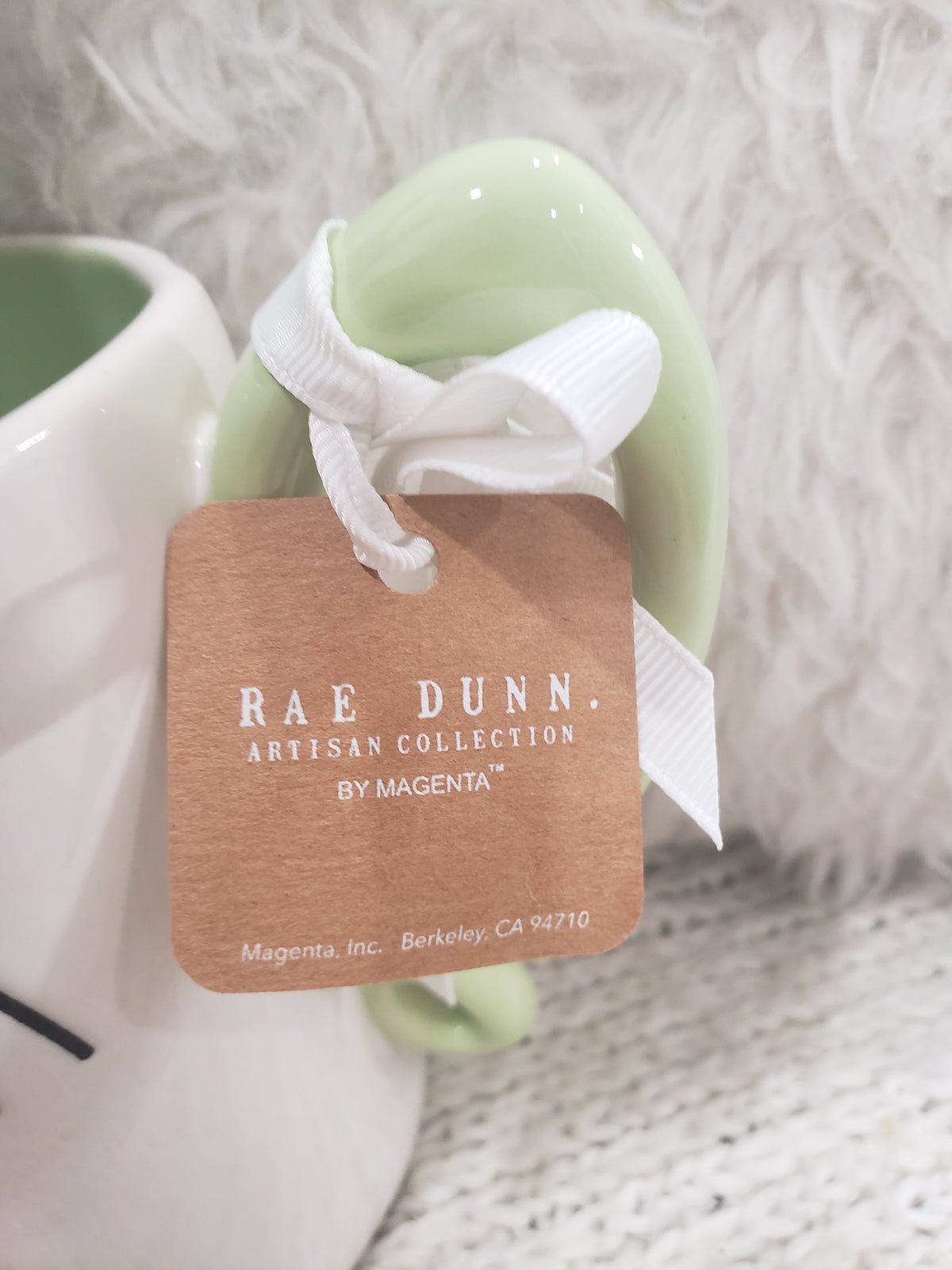 Rae Dunn &quot;Tinker Bell&quot; Tinker Bell Double Sided Mug Disney&#39;s Peter Pan Collection