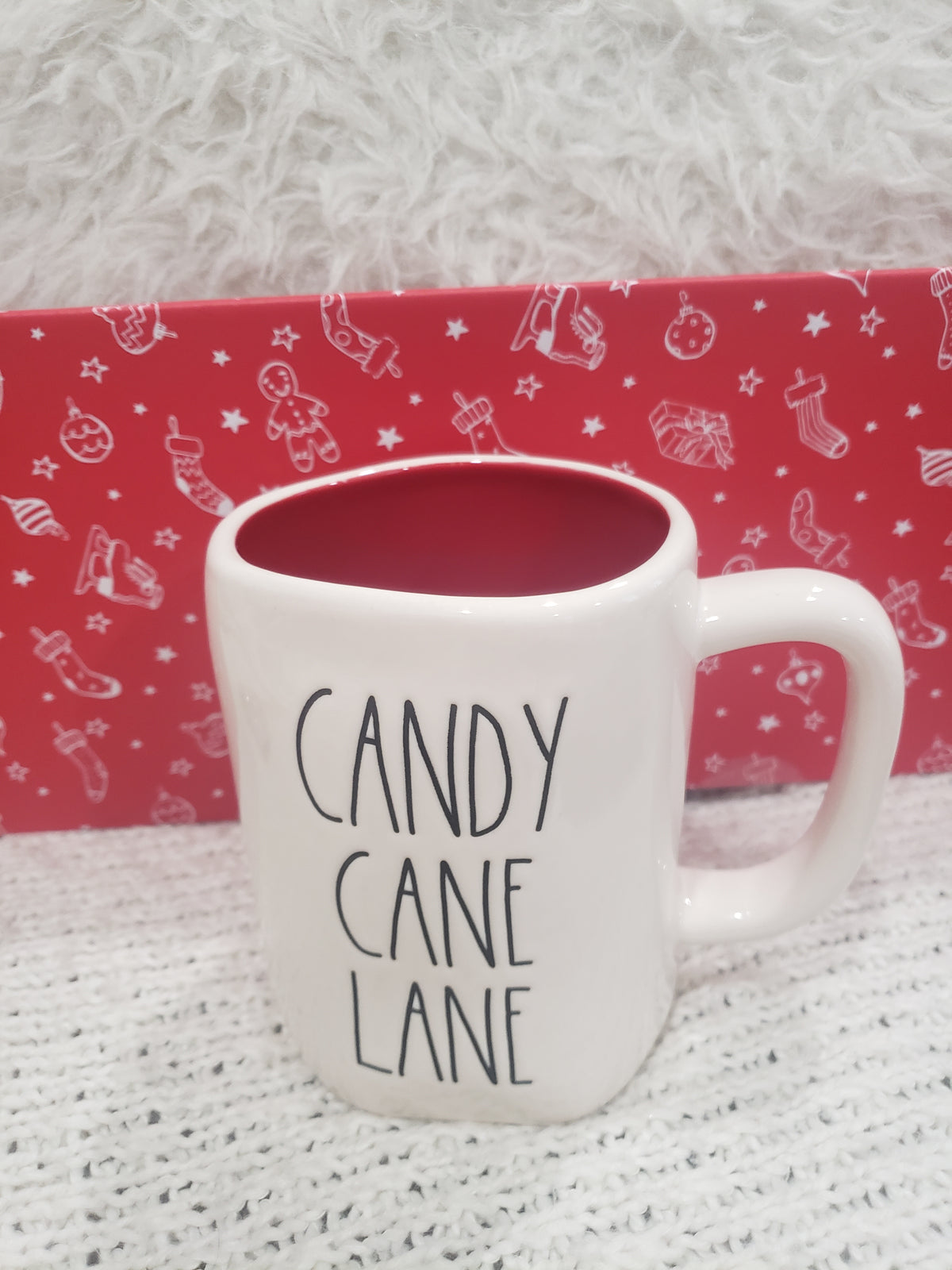 Rae Dunn &quot;Candy Cane Lane&quot; Mug Holiday Mug Collection