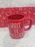 Rae Dunn "Under The Mistletoe" Red Mug Holiday Collection