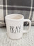 Rae Dunn "Pray" White Mug Faith Collection