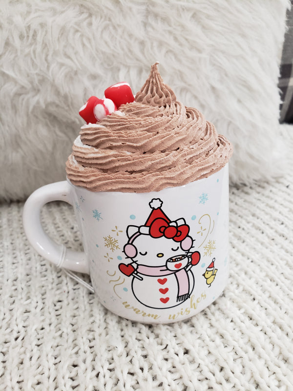 Pip Posh Design Faux Sweet Décor Hello Kitty Snowman Mug & Chocolate -  PipPosh