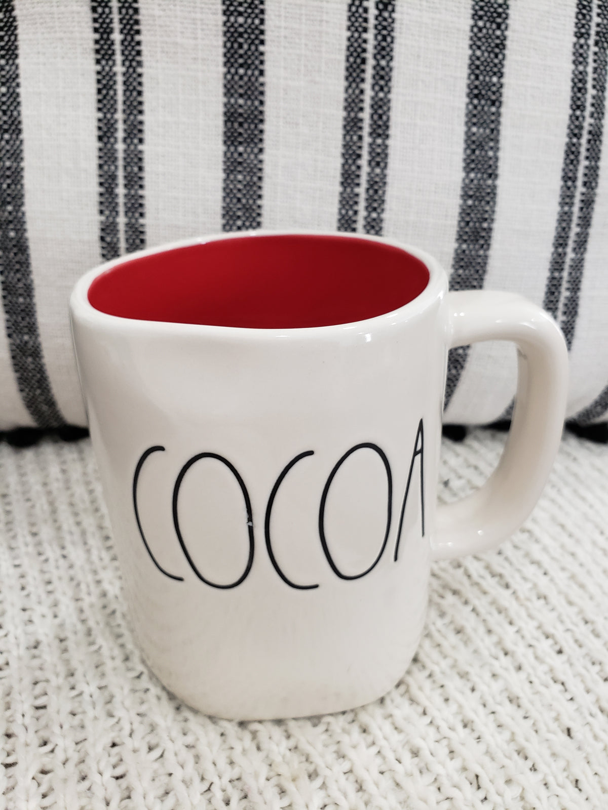 Rae Dunn &quot;Cocoa&quot; Mug Holiday Collection