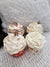 Pip Posh Design Faux Sweet Décor Gingerbread Cupcakes Assortment Holiday Collection Set of 4