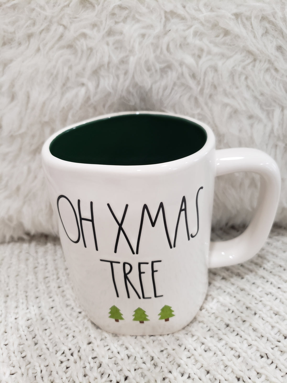 Rae Dunn &quot;Oh Xmas Tree&quot; Christmas Tree Mug Holiday Collection
