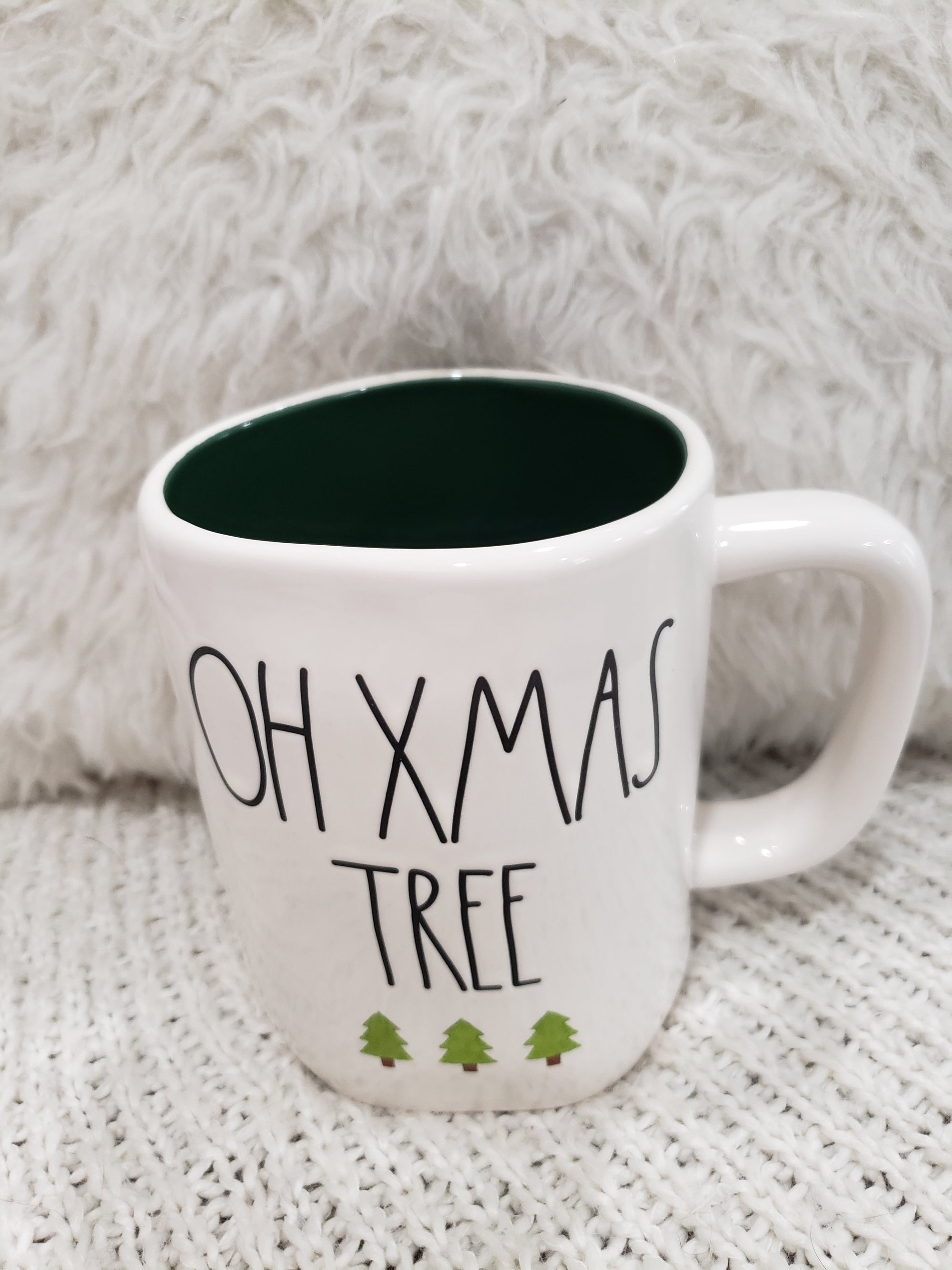 Rae Dunn "Oh Xmas Tree" Christmas Tree Mug Holiday Collection