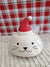 Rae Dunn " Santa Cat" Mug Topper Holiday Collection