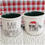 Rae Dunn "Bah Humbug" Racoon Santa Double Sided Camper Mug Holiday Collection