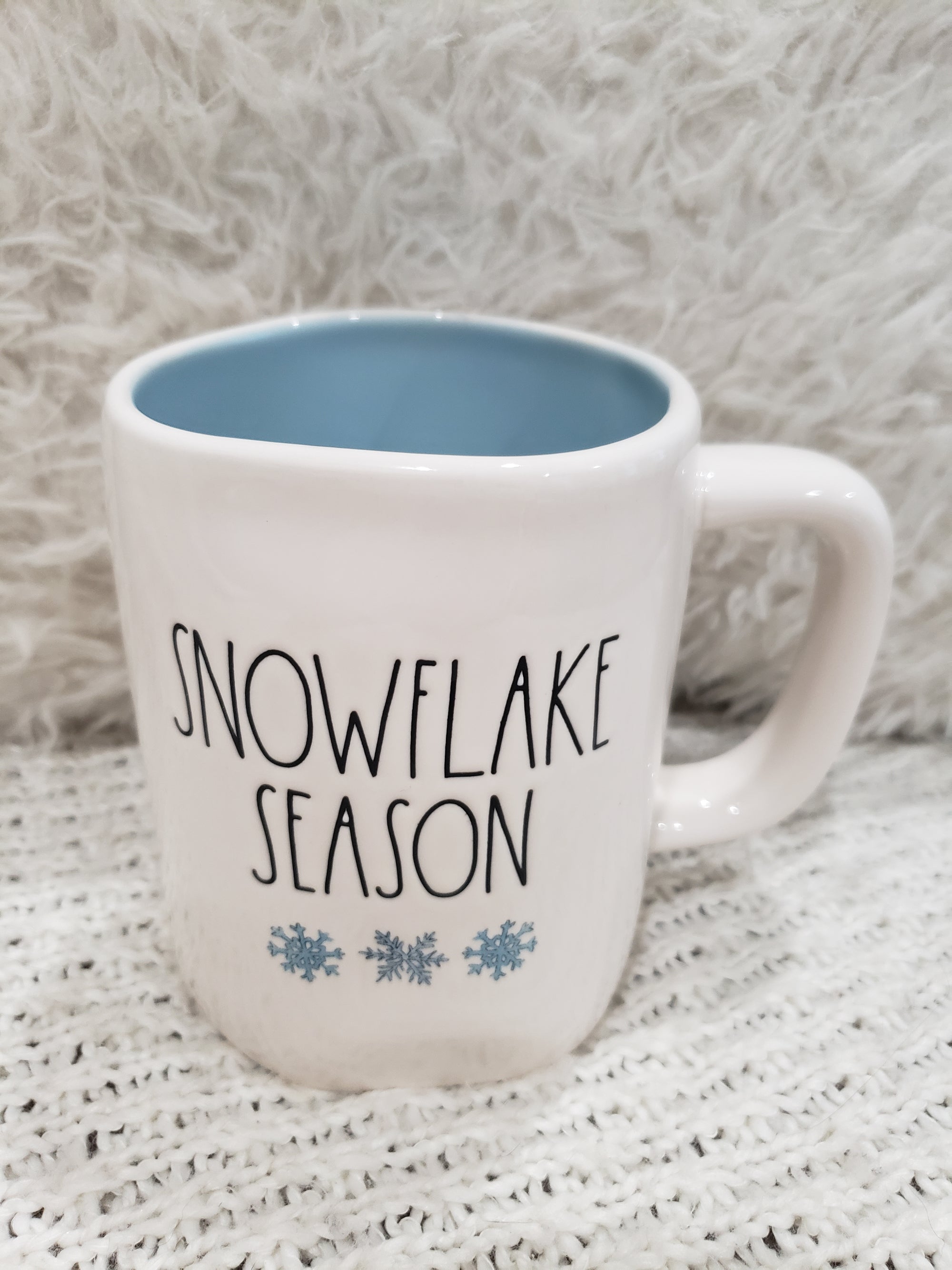 Rae Dunn "Snowflake Season" Snowflake Mug Holiday Collection