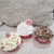 Pip Posh Design Faux Sweet Décor Peppermint Cupcake Assortment Set Of 3 Holiday Collection