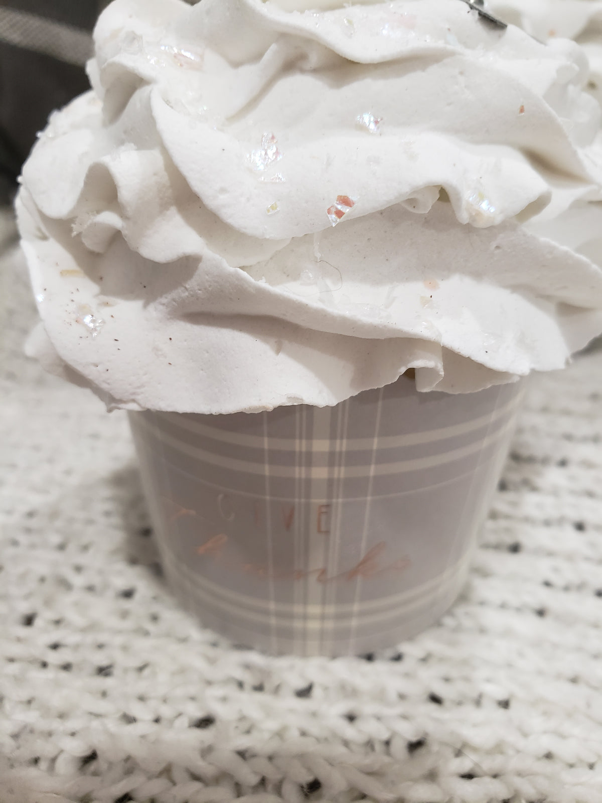 Pip Posh Design Faux Sweet Décor &quot;Give Thanks &amp; Pumpkin&quot; Cupcake Assortment Set Of 4 Fall Collection