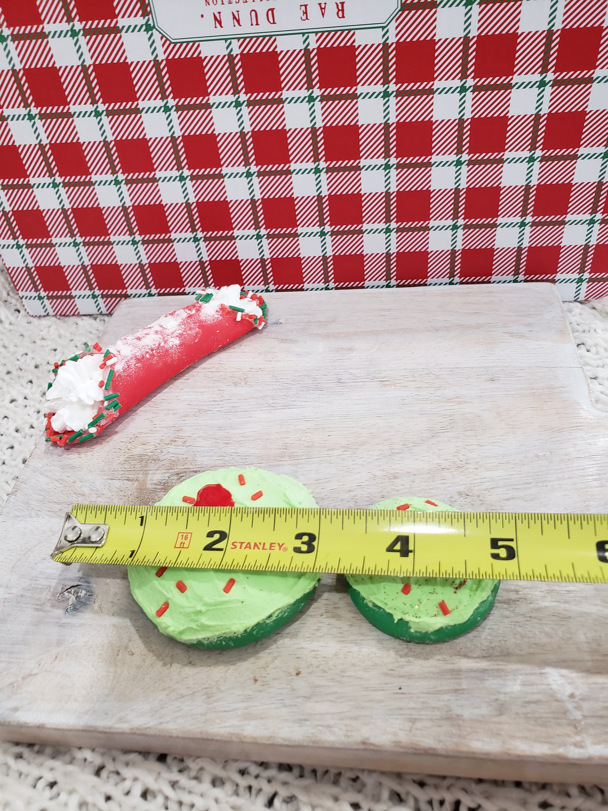 Pip Posh Design Faux Sweet Décor Grinchmas Cookies &amp; Cannoli Holiday Collection