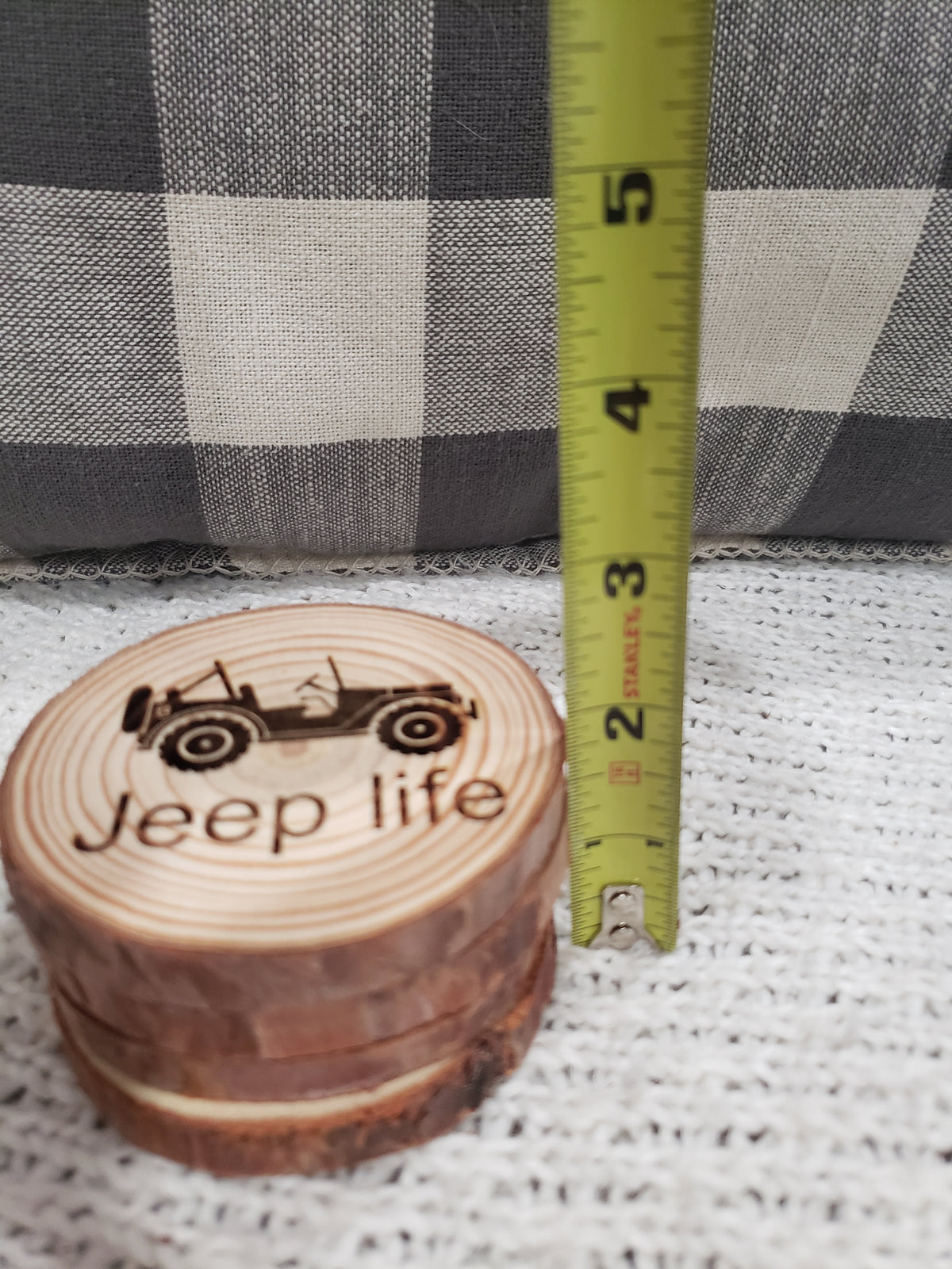 Pip Posh Design &quot;Jeep Life&quot; Jeep Coasters Set of 4