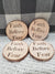 Pip Posh Design "Faith Before Fear" Wooden Coasters Set of 4