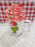 Pip Posh Design Faux Sweet Décor "Nasty, Wasty, Skunk" Grinch Double Sided Mug & Red Whipped Topper Holiday Collection