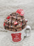 Pip Posh Design Faux Sweet Décor "I Love Hot Chocolate" Mug & Chocolate Peppermint Whipped Topper Holiday Collection