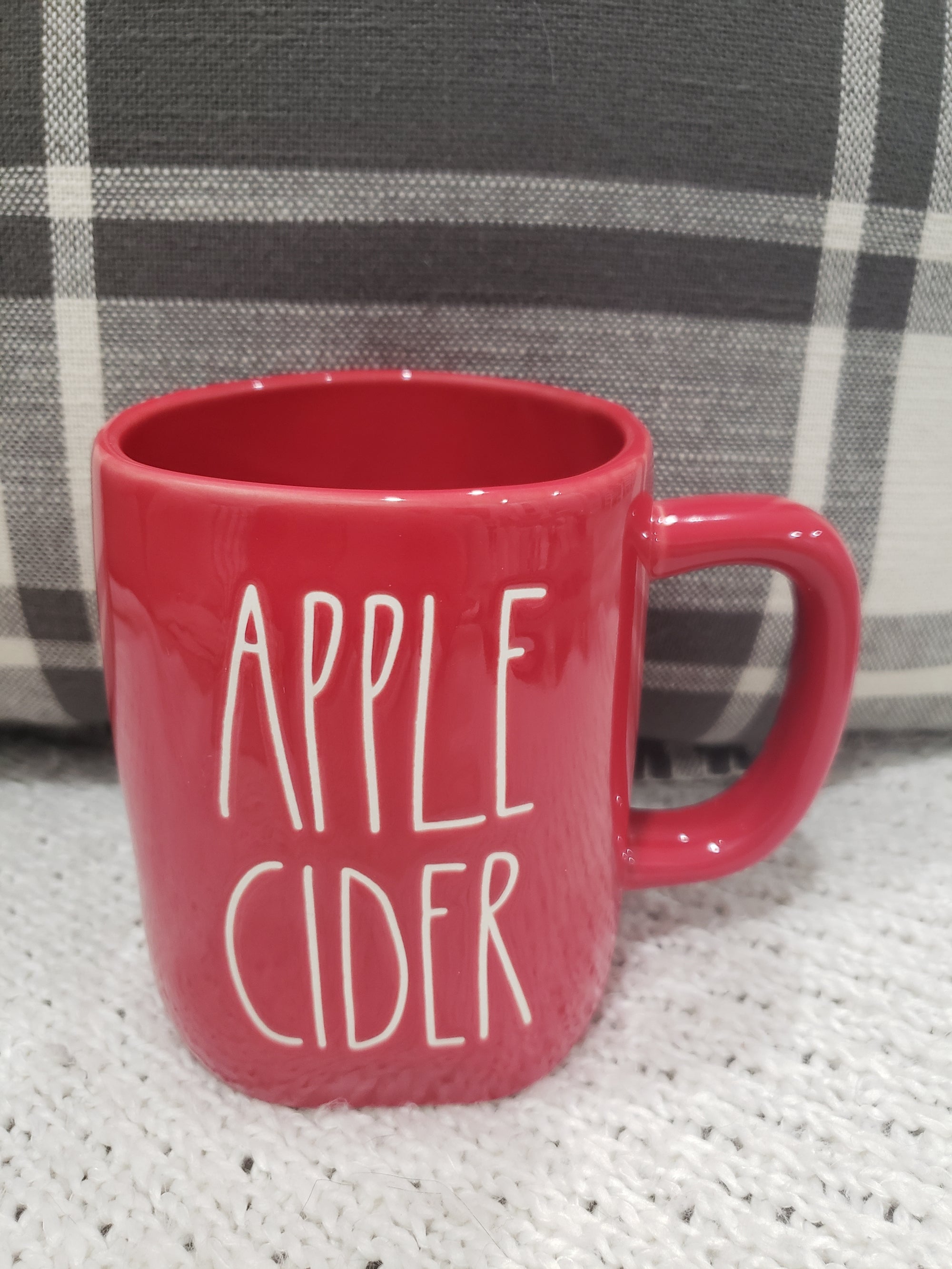 Rae Dunn "Apple Cider" Red Mug Fall Collection