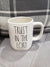 Rae Dunn "Trust In The Lord" White Mug Faith Collection