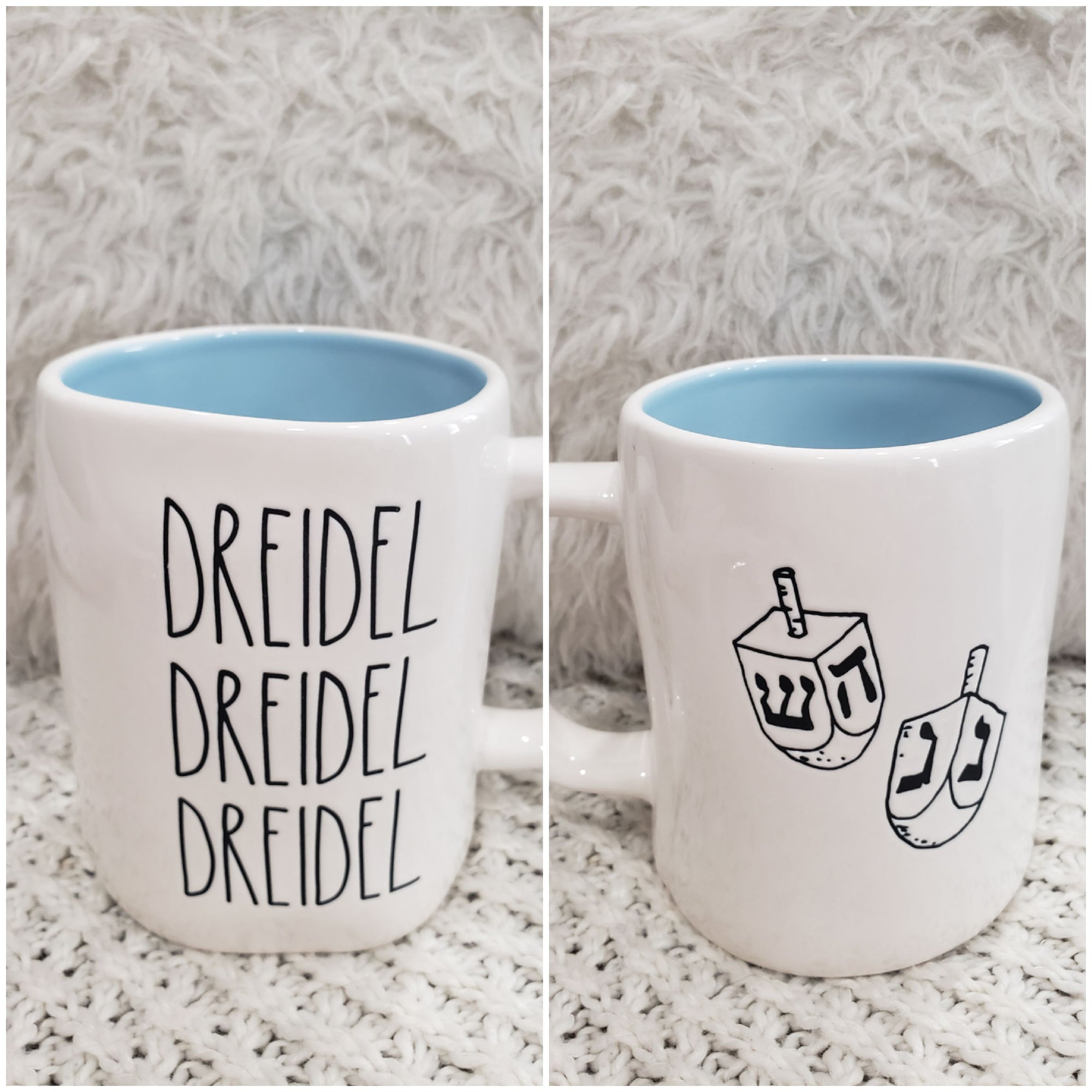 Rae Dunn "Dreidel Dreidel Dreidel" Double Sided Mug Collection