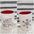 Rae Dunn "White Christmas" Snowflake Double Sided Mug Holiday Collection