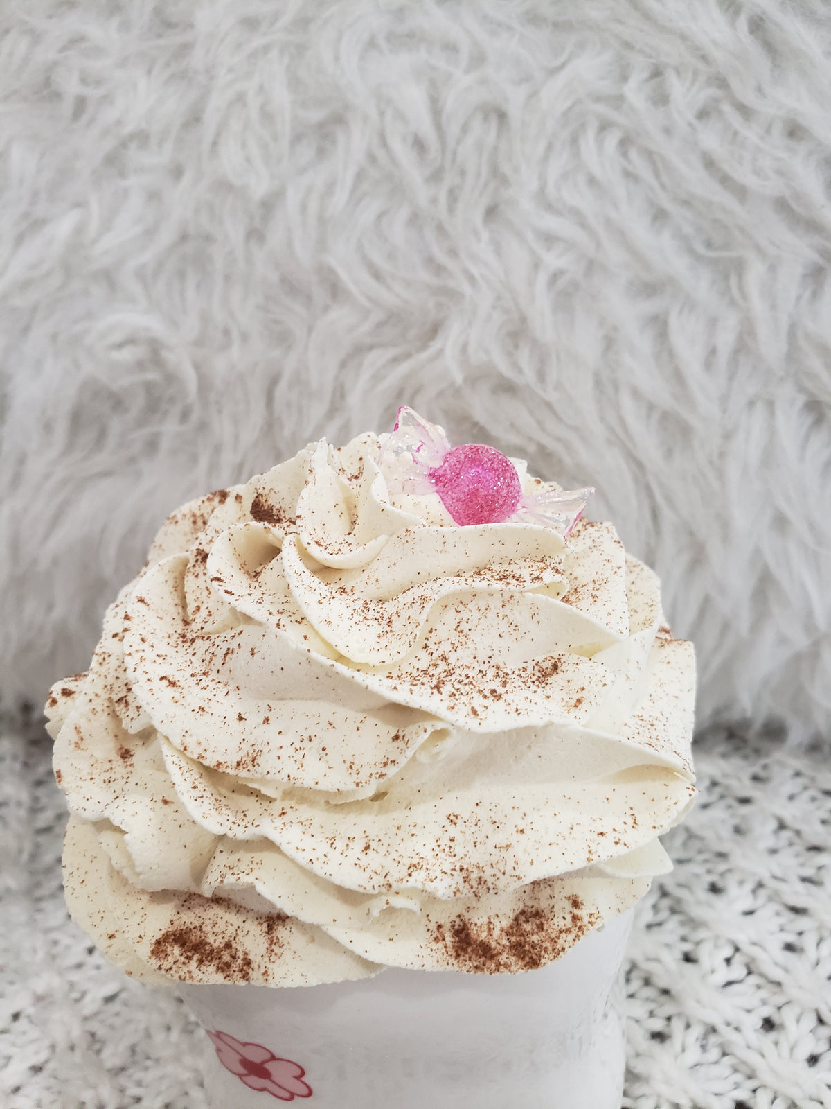 Pip Posh Design Faux Sweet Décor Mini Marshmallow Girl Mug &amp; Ivory Whipped Topper Collection