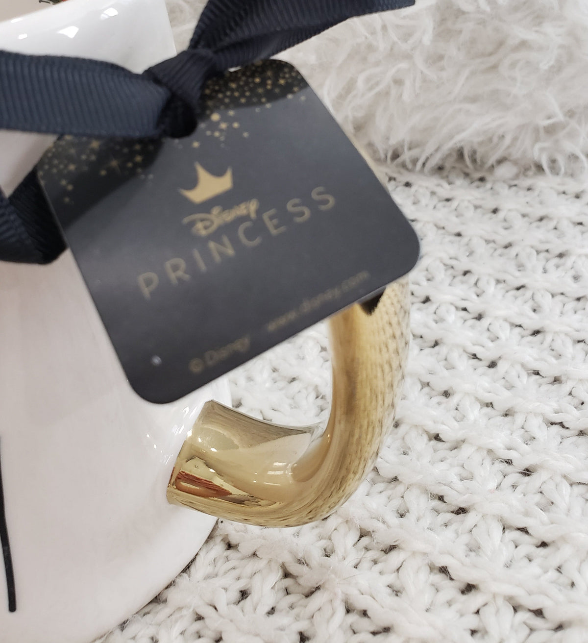 Rae Dunn &quot;Starry Night&quot; Jasmine Double Sided Mug Disney&#39;s Aladdin Princess Collection