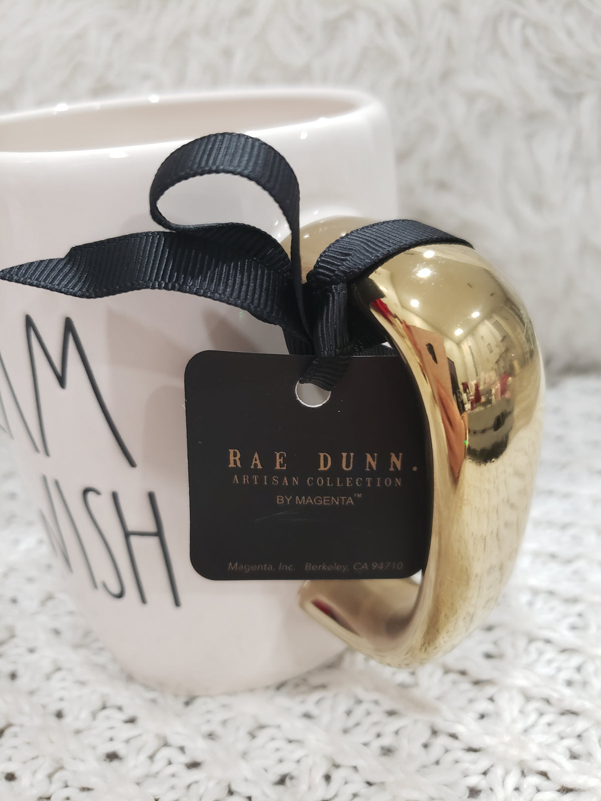 Rae Dunn &quot;A Dream Is A Wish&quot; Cinderella Double Sided Mug Disney&#39;s Cinderella Princess Collection