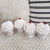 Pip Posh Design Faux Sweet Décor "Love" White Whipped Hearts Cupcake Assortment Set Of 4.