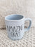 Rae Dunn "Amazing Grace" Powder Blue Mug Faith Collection