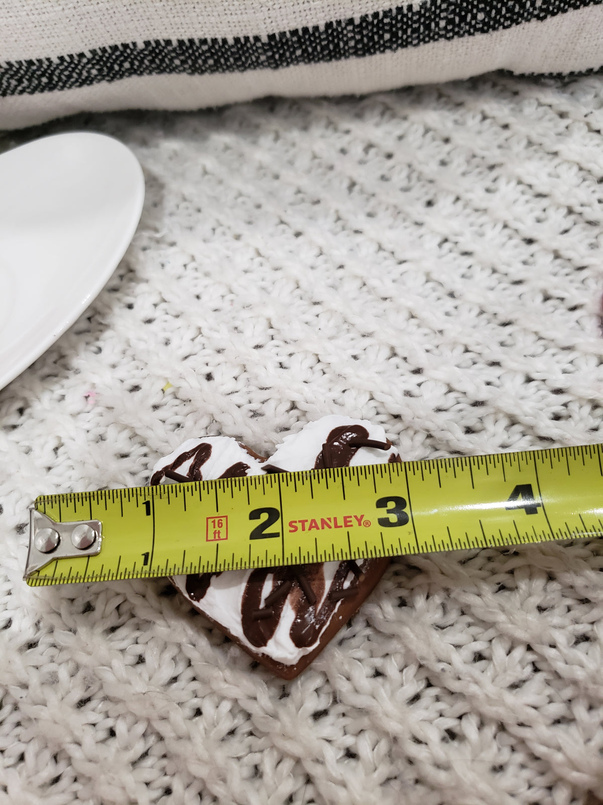 Pip Posh Design Faux Sweet Décor Frosted Heart Cookies Set Of 3