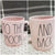 Rae Dunn "To The Moon And Back" Powder Pink Double Sided Mug Collection