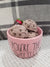 Rae Dunn "You're The Sweetest" Bowl & Pip Posh Design Faux Sweet Décor Chocolate Chip Ice Cream Strawberry Dessert Collection