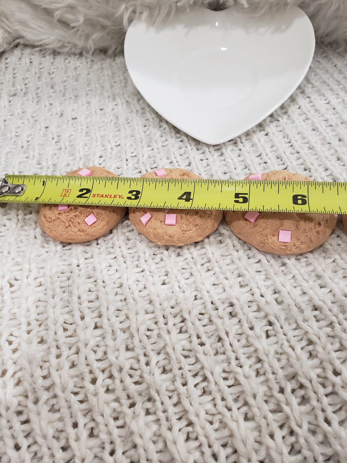 Pip Posh Design Faux Sweet Décor Pink Chip Cookies Bakery Collection