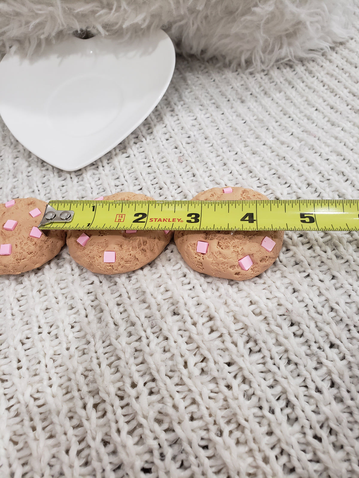 Pip Posh Design Faux Sweet Décor Pink Chip Cookies Bakery Collection